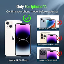 Load image into Gallery viewer, ADDIT Case for iPhone 14 Phone Case iPhone 14 Case, with Stand Ring, Support Magnet Car Mount, Military Grade, Heavy Duty, for iPhone 14 Case Blue
