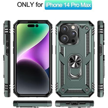 Load image into Gallery viewer, ADDIT Phone Case for iPhone 14 Pro Max Case iPhone 14 Pro Max Phone Case, with Kickstand Ring, Support Magnet Car Mount, Military Grade, Heavy Duty, for iPhone 14 Pro Max Case Teal
