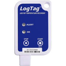 Load image into Gallery viewer, UTRIX-16 Multi-use Temperature Recorder, with 16,000 Readings, 6-Month Battery, Range of -30°C to +70°C (-22°F to +158°F), Blue/White
