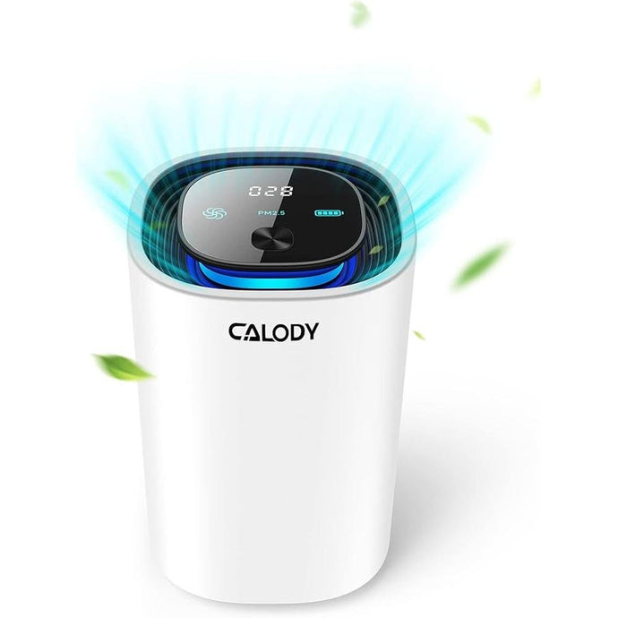 Calody Air Purifiers for Bedroom Home, Car air purifier Ionizer, 15 Million Negative Ions for Smokers, 30dB Quiet Portable Ionic Air Purifiers, Helps Alleviate Allergies, Dust, Home, and Office Use