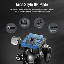 Load image into Gallery viewer, NEEWER Low Profile Camera Tripod Ball Head, 36mm Metal Panorama Ball Head Compatible with Arca 1/4” Quick Release Plate for Tripod Monopod Slider DSLR Camera Camcorder, Load Capacity: 33lb/15kg -GM36

