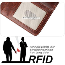 Load image into Gallery viewer, Bocasal Detachable Wallet Case for iPhone 14 Pro Max RFID Blocking Card Slots Holder Premium PU Leather Magnetic Kickstand Shockproof Wrist Strap Removable Flip Protective Cover 5G 6.7 inch (Brown)
