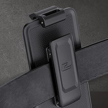 Load image into Gallery viewer, Encased MAG SlimShield Designed for iPhone 14 Pro Max Case with Belt Clip Holster - Compatible with MagSafe Accessories (Matte Black)
