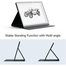 Load image into Gallery viewer, Ayotu Case for Remarkable 2 Paper Tablet 10.3&quot; 2020 Released, Fabric Folio Cover with Pen Pocket, Stable Stand Design, Gray &amp; Green (Exclusive Templates Provided)
