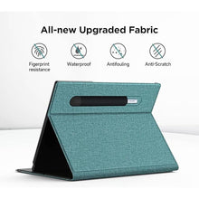 Load image into Gallery viewer, Ayotu Case for Remarkable 2 Paper Tablet 10.3&quot; 2020 Released, Fabric Folio Cover with Pen Pocket, Stable Stand Design, Gray &amp; Green (Exclusive Templates Provided)
