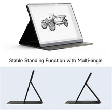 Load image into Gallery viewer, Ayotu Case for Remarkable 2 Paper Tablet 10.3&quot; 2020 Released, Fabric Folio Cover with Pen Pocket, Stable Stand Design, Black &amp; Light Cork (Exclusive Templates Provided)
