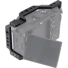 Load image into Gallery viewer, Foto4easy Cage for Sony Alpha A7C Cameras with Quick Release 1/4&quot; 3/8&quot; Screw and Cold Shoe Expansion Microphone Monitor Fill Light
