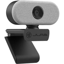 Load image into Gallery viewer, JLab Go Cam USB HD Webcam, White, 1080P/30 FPS, 2.1 Megapixels, Minimalist Portable Set-up, Omni-Directional Microphone, Compatible with PC, Mac and Chromebook
