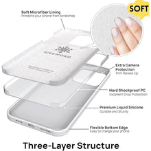 Load image into Gallery viewer, IceSword Compatible with iPhone 14 Pro Max Case, Liquid Silicone Slim Protective Cover, Soft Anti-Scratch Pure White Cute Men Women Cool Shockproof 6.7 inch 14PM
