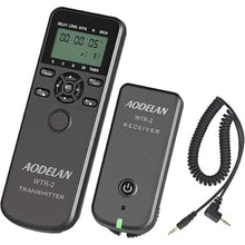 Load image into Gallery viewer, Wireless Timer Shutter Release Compatible with Canon Cameras, AODELAN Intervalometer Remote Control for Canon R6 R 60D 70D 80D 600D M6 T6i; Replaces Canon RS-60E3, Fujifilm RR-100 and Olympus RM-CB2
