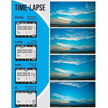 Load image into Gallery viewer, Wireless Timer Shutter Release Compatible with Canon Cameras, AODELAN Intervalometer Remote Control for Canon R6 R 60D 70D 80D 600D M6 T6i; Replaces Canon RS-60E3, Fujifilm RR-100 and Olympus RM-CB2
