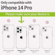 Load image into Gallery viewer, Carveit Magnetic Wood Case for iPhone 14 Pro Case [Natural Wood &amp; Black Soft TPU] Shockproof Protective Cover Unique &amp; Classy Wooden Case Compatible with magsafe (American Flag -Red Wood)
