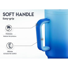 Load image into Gallery viewer, Meoky 40oz Tumbler with Handle, Leak-proof Lid and Straw, Insulated Coffee Mug Stainless Steel Travel Mug, Keeps Cold for 34 Hours or Hot for 10 Hours (Sky)
