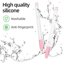 Load image into Gallery viewer, Compatible with Samsung Galaxy Tab S7/S7+/S7 FE/S8/S8+/S8 Ultra/S9/S9+/S9 Ultra Pencil Case S Pen Case, Silicone Translucent Non-Slip Cover. (Pink)
