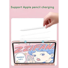 Load image into Gallery viewer, Keyboard Case Mouse for iPad Air 13 inch 2024 M2,iPad Pro 12.9 inch (6th/5th/4th/3rd) Generation Color Keyboard Case Mouse Cute Removable Keyboard Cover,DarkGreen
