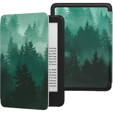 Load image into Gallery viewer, MoKo Case Fits 6" All-New Kindle (11th Generation-2024/2022 Release), Lightweight Shell Cover with Auto Wake/Sleep for Kindle 2024/2022 11th Gen e-Reader, Green Forest
