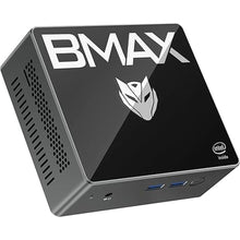 Load image into Gallery viewer, Bmax Mini PC Windows 10 Pro Computer E3950 4-Cores Processor 8GB DDR3 128GB SSD 4K@30Hz Dual Display HDMI x2/USB x4 Dual-Band Wi-F BT4.2 Gigabit Ethernet Mini Computer
