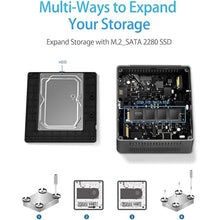 Load image into Gallery viewer, Bmax Mini PC Windows 10 Pro Computer E3950 4-Cores Processor 8GB DDR3 128GB SSD 4K@30Hz Dual Display HDMI x2/USB x4 Dual-Band Wi-F BT4.2 Gigabit Ethernet Mini Computer
