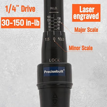 Load image into Gallery viewer, 1/4&quot; Drive 30-150 in-lb Click Tech Torque Wrench
