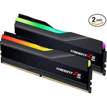Load image into Gallery viewer, G.SKILL Trident Z5 RGB Series (Intel XMP 3.0) DDR5 RAM 64GB (2x32GB) 6400MT/s CL32-39-39-102 1.40V Desktop Computer Memory UDIMM - Matte Black (F5-6400J3239G32GX2-TZ5RK)
