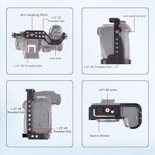 Load image into Gallery viewer, Foto4easy Aluminum Alloy R7 Cage for Canon EOS R7 Mirrorless Digital Camera Body,Cage Rig with Quick Release Plate for Arca
