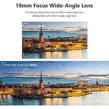 Load image into Gallery viewer, NEEWER Wide Angle Lens Compatible with Sony ZV1 Camera, 2 in 1 18mm HD Wide Angle &amp; 10x Macro Additional Lens with Extension Tube, Bayonet Mount Lens Adapter, Cleaning Cloth (Black Frame)
