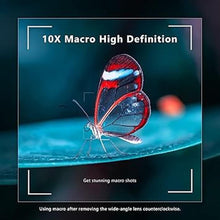 Load image into Gallery viewer, NEEWER Wide Angle Lens Compatible with Sony ZV1 Camera, 2 in 1 18mm HD Wide Angle &amp; 10x Macro Additional Lens with Extension Tube, Bayonet Mount Lens Adapter, Cleaning Cloth (Black Frame)
