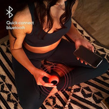 Load image into Gallery viewer, U Mini Speaker | Glow in Dark | Stylish Tiny Portable Wireless Bluetooth 5.0 | Built-in Mic &amp; Remote Shutter | Perfect Speaker for Parties, Travel! Mini Device, Rich Sound | Glow Orange
