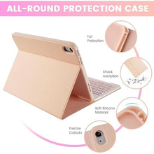 Load image into Gallery viewer, LAMA Slim Detachable Keyboard Case for iPad 10th Generation 10.9&quot; 2022 (A2696/A2757/A2777), Wireless Keyboard Case with Pencil Holder for iPad 10th Generation, Pink
