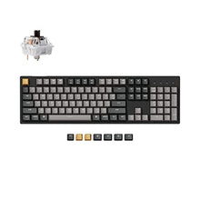 Load image into Gallery viewer, Keychron C2 Pro Wired Custom Mechanical Keyboard Full Size Layout QMK/VIA Programmable Macro White Backlit with Tactile Brown Switch OEM Profile Double-Shot PBT Keycaps for Mac Windows Linux
