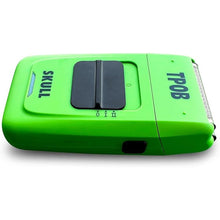Load image into Gallery viewer, TPOB Skull Foil Shavers with Krunch Blades - Compact Design That can fit in Your Pocket with a Turbo Charged Motor, Perfect for Both Professional and at-Home use (Slime)
