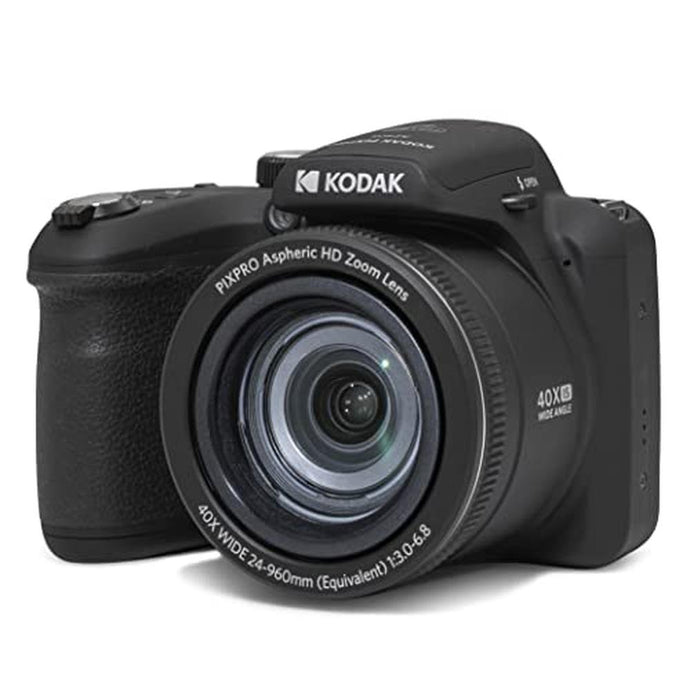 KODAK PIXPRO AZ405-BK 20MP Digital Camera 40X Optical Zoom 24mm Wide Angle Lens Optical Image Stabilization 1080P Full HD Video 3