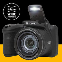 Load image into Gallery viewer, KODAK PIXPRO AZ405-BK 20MP Digital Camera 40X Optical Zoom 24mm Wide Angle Lens Optical Image Stabilization 1080P Full HD Video 3&quot; LCD Vlogging Camera (Black)
