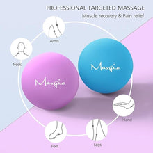 Load image into Gallery viewer, 2&quot; Mini Massage Ball, 5 Speeds Vibrating Massage Roller Ball for Palm, Hand, Foot, Leg, Neck, Back, Trigger Point Muscle Therapy Ball for Myofascial Release, Plantar Fasciitis Relief, Blue
