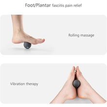 Load image into Gallery viewer, 2&quot; Mini Massage Ball, 5 Speeds Vibrating Massage Roller Ball for Palm, Hand, Foot, Leg, Neck, Back, Trigger Point Muscle Therapy Ball for Myofascial Release, Plantar Fasciitis Relief, Blue
