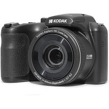 Load image into Gallery viewer, KODAK PIXPRO AZ255-BK 16MP Digital Camera 25X Optical Zoom 24mm Wide Angle Lens Optical Image Stabilization 1080P Full HD Video 3&quot; LCD Vlogging Camera (Black)
