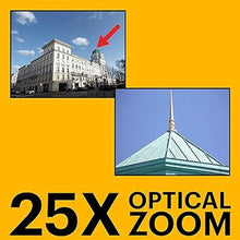 Load image into Gallery viewer, KODAK PIXPRO AZ255-BK 16MP Digital Camera 25X Optical Zoom 24mm Wide Angle Lens Optical Image Stabilization 1080P Full HD Video 3&quot; LCD Vlogging Camera (Black)
