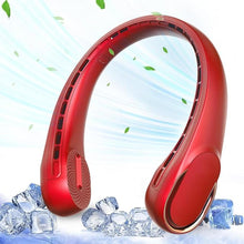 Load image into Gallery viewer, Portable Neck Fan, Bladeless Neck Fan, USB Rechargeable Personal Fan, 4000 mAh Battery Operated Fan, 3 Speeds Adjustable,Faster Cooling, Ultra Quiet, Suitable for Home, Office, Sports
