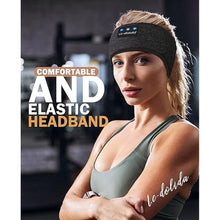 Load image into Gallery viewer, LC-dolida Sleep Headphones Bluetooth Headband, Headband Headphones Wireless Earphones Hi-Fi Music Sleep Headband Earbuds, Sleeping Ear Muffs Sleep Mask Headphones Gifts for Men Women Kids Teens
