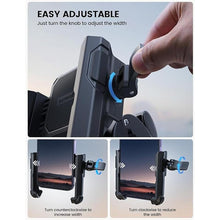 Load image into Gallery viewer, Lamicall Motorcycle Phone Mount Holder - [Camera Friendly] [1s Lock] Bike Phone Holder Handlebar Clamp, Bicycle Scooter Phone Clip, for iPhone 16 Pro Max, 15 14 13 Mini, 2.4~3.54" Wide Phones, Black

