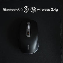 Load image into Gallery viewer, TMICE TKM01A Wireless Bluetooth Mouse Shots Controller Dual Mode (Bluetooth 5.0/ Wireless 2.4GHz) TikTok Controller and Mouse for iPhone, iPad, iOS, Android, Windows Black
