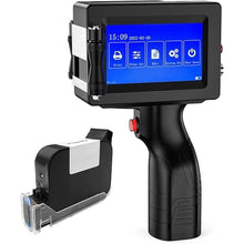 Load image into Gallery viewer, Handheld Inkjet Printer JS12H1, Handheld Inkjet Printer Gun with Quick-Drying Ink Cartridge Date Printing Machine for Text/QR Code/Barcode/Batch Number/Label Handheld Printer for Any Surface
