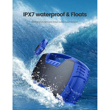 Load image into Gallery viewer, Houl Zallee IPX7 Waterproof Bluetooth Speaker, 40W (60W Peak) Portable Wireless Speakers, 32H Playtime, Stereo Loud Sound, Deep Bass, Bluetooth 5.0, Built-in Mic for Camping, Party, Gifts, Beach-Blue
