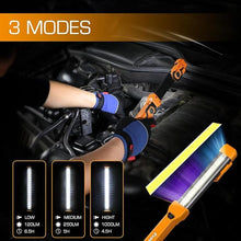 Load image into Gallery viewer, EverBrite 1000LM LED Work Light, Rechargeable Work Light for Mechanics with Dual Magnetic Bases&amp;Hanging Hooks, 4 Lighting Modes, USB C Cable, for Car Repairing, Working, and Hurricane, Pack of 1
