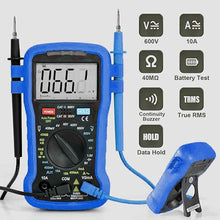 Load image into Gallery viewer, Digital Multimeter Electrical Tester, 4000 Counts TRMS Voltmeter AC DC Volt Current Ohm Meter with Continuity Buzzer, 250g(9oz) Handheld Multi Tester
