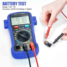 Load image into Gallery viewer, Digital Multimeter Electrical Tester, 4000 Counts TRMS Voltmeter AC DC Volt Current Ohm Meter with Continuity Buzzer, 250g(9oz) Handheld Multi Tester
