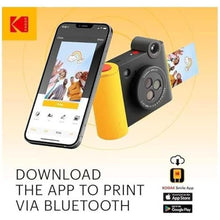 Load image into Gallery viewer, KODAK Smile+ 2-in-1 Digital Instant Print Camera &amp; Wireless Bluetooth Photo Printer - 10MP, Special-Effect Rotating Lens, Zink 2x3” Sticky-Back Photos, Print via Fun App from Smart Devices - Black
