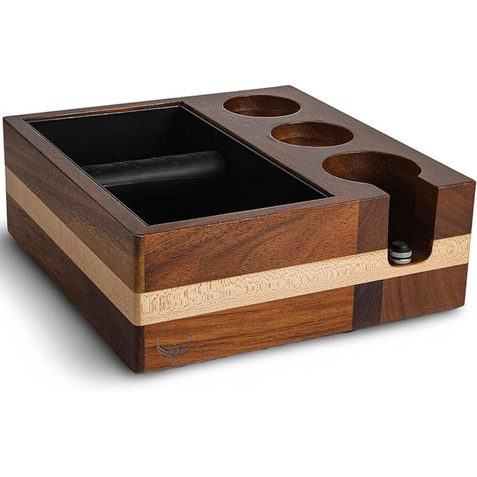 Espresso Knock Box and Tamping Station 58mm Espresso Accessories Organizer Box