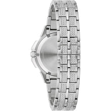 Load image into Gallery viewer, Bulova Ladies' Crystal Octava Stainless Steel 3-Hand Quartz Watch, Crystal Bezel and Dial Style: 96L305
