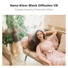 Load image into Gallery viewer, K&amp;F Concept 49mm Black Diffusion 1/8 Filter, Mist Dreamy Cinematic Effect Filter for Video/Vlog/Portrait Photography K-Series
